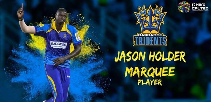 Jason Holder named as marquee player for Barbados Trident
