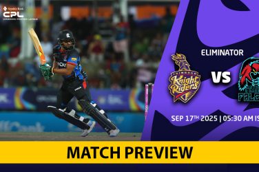 Trinbago Knight Riders vs Antigua and Barbuda Falcons